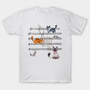 Cats music T-Shirt